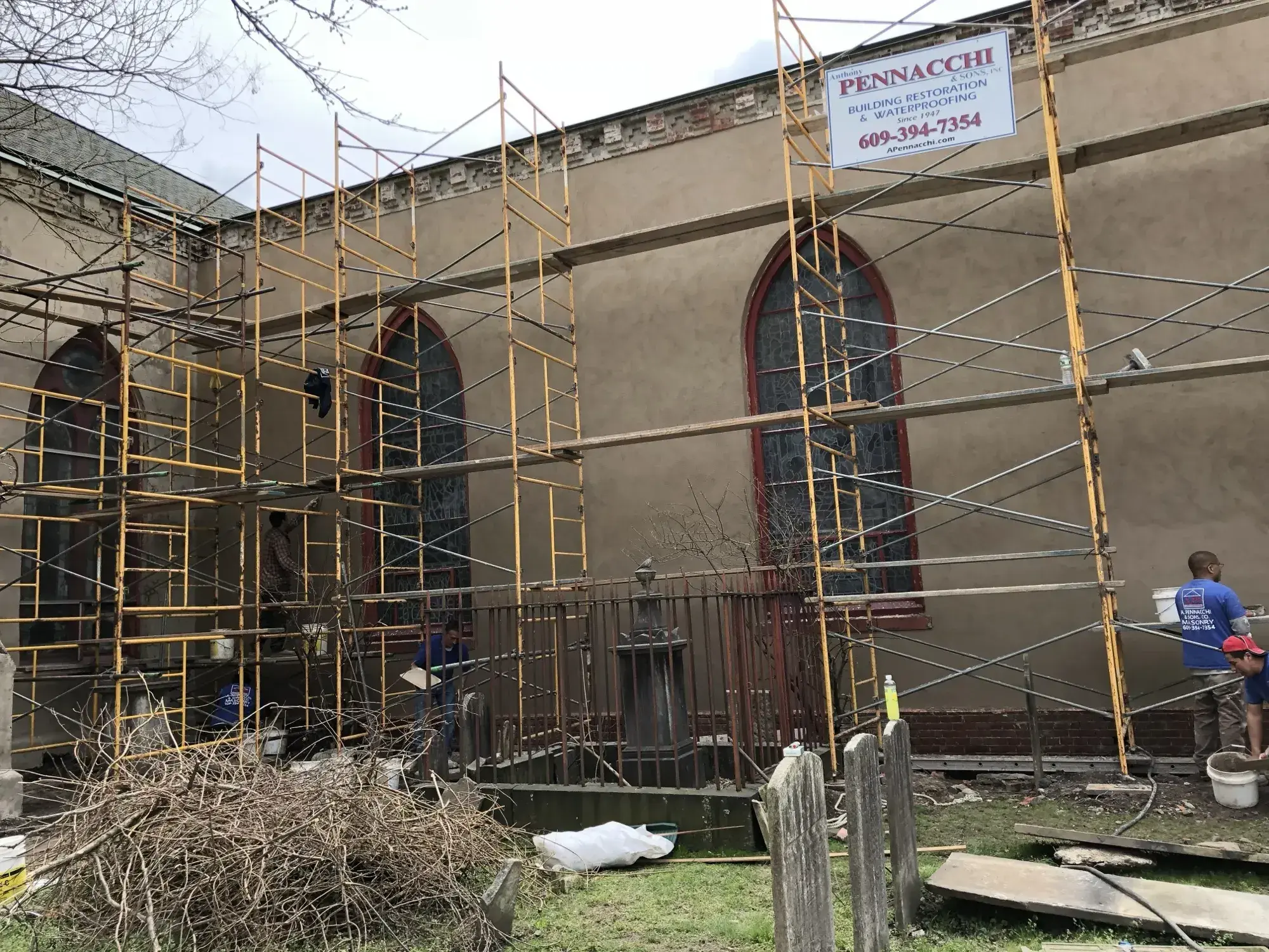 Historic church restoration by A. Pennacchi & Sons