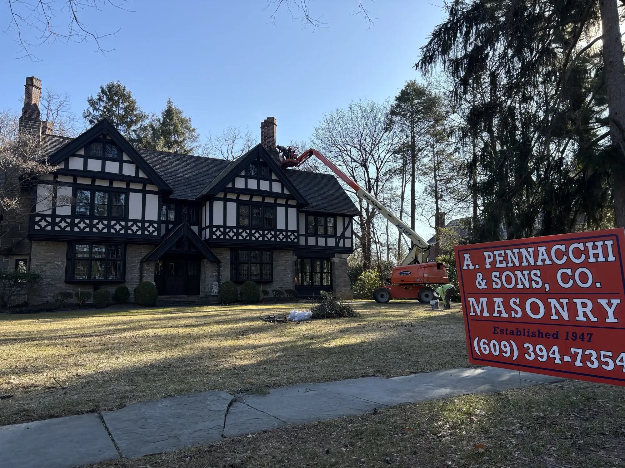 Residential masonry and restoration project in New Jersey