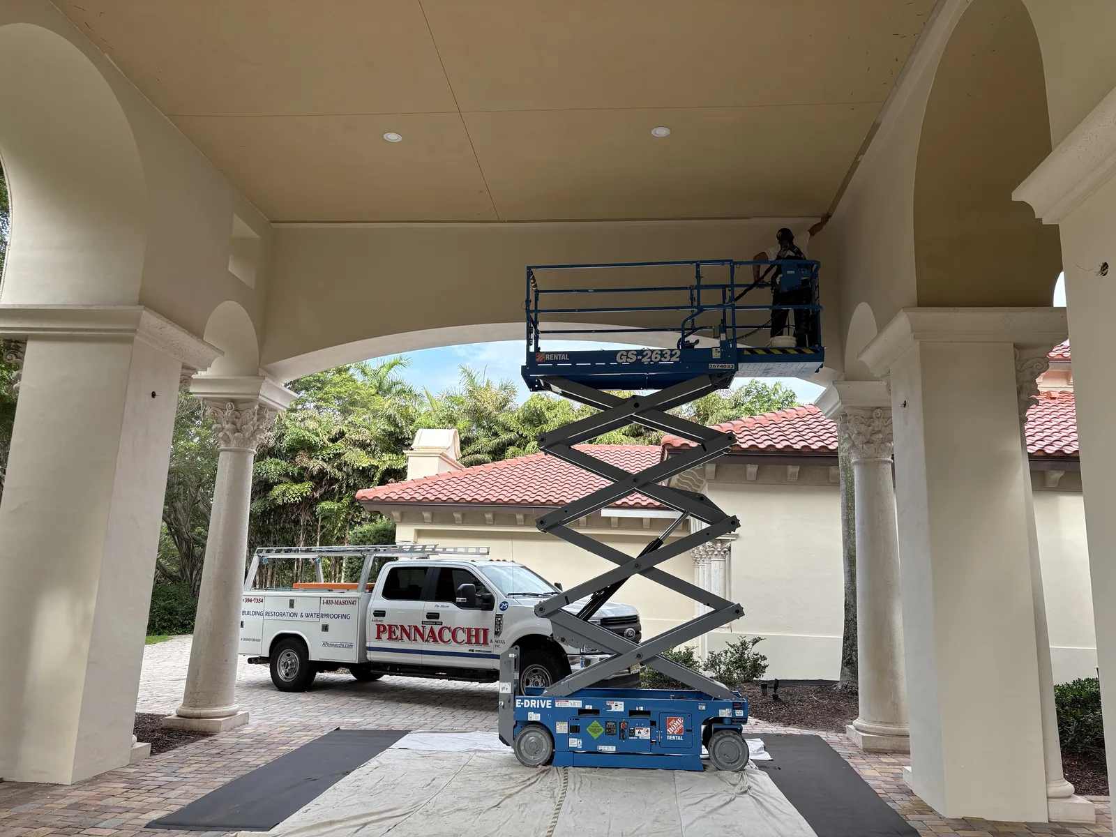 Residential masonry and restoration project in New Jersey