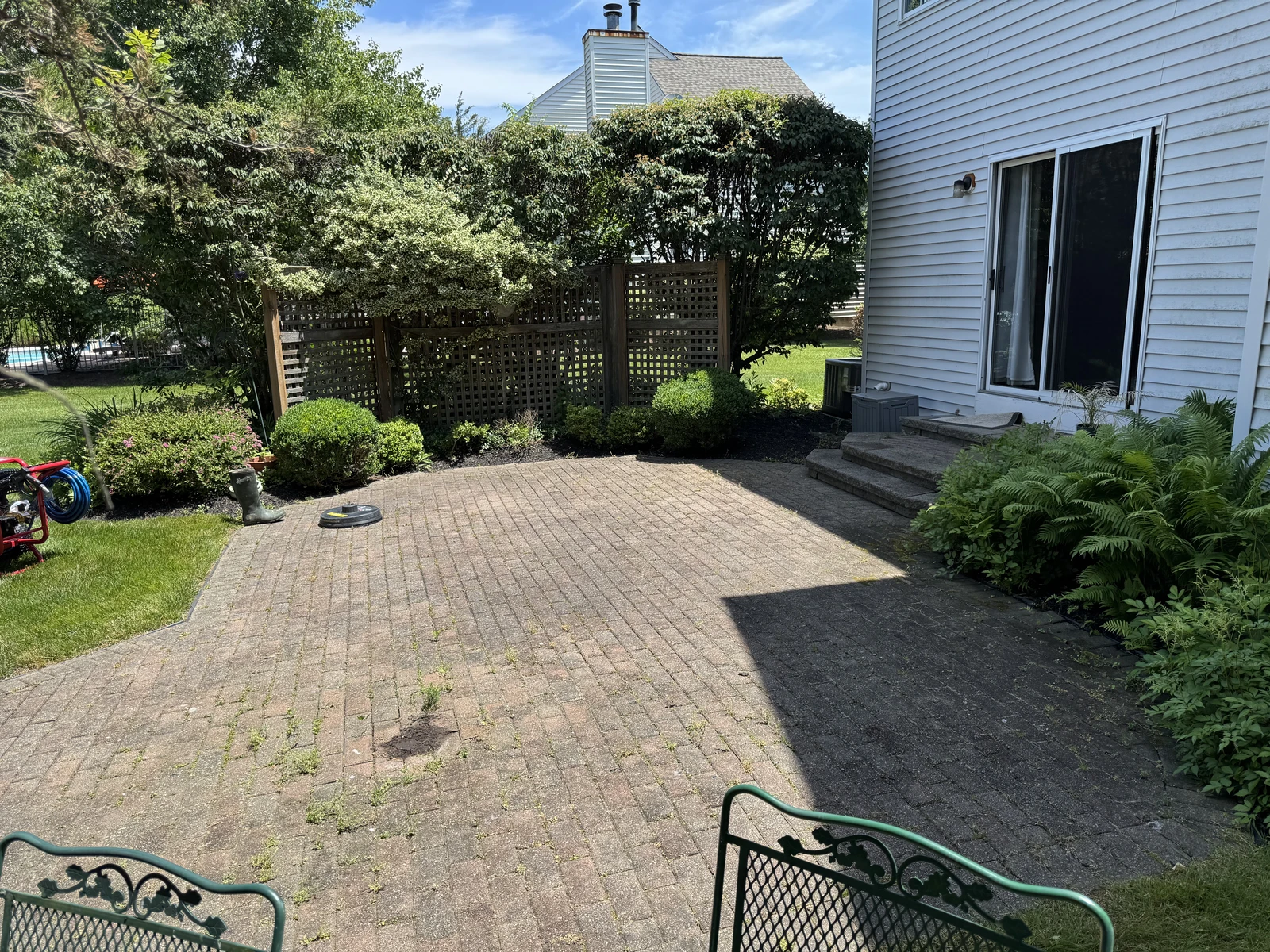 Exterior Cleaning before Pennacchi work began