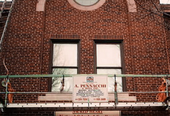 Church restoration services available through A. Pennachi & Sons, Co. in the Tri-State Area