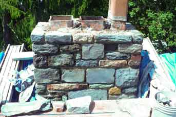 Chimney restoration and masonry services from A. Pennachi & Sons, Co.